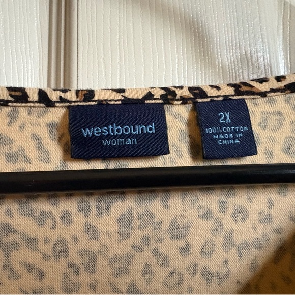 WESTBOUND Leopard Print Tee - Picture 3 of 7